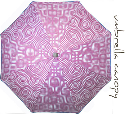 High quality Blue Polka Dot beach umbrella - R1,499